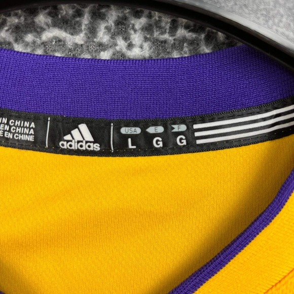 Los Angeles Lakers Nash #2 Jersey Shirt‎ Youth Large 14-16 Adidas Sleeveless New - Picture 3 of 8